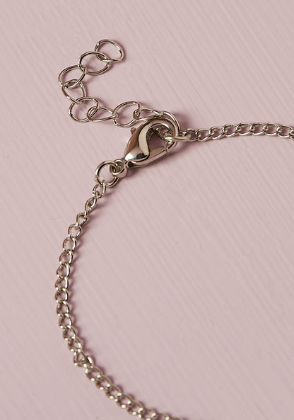 Charmz Metallic Bracelet with Charm Detail and Lobster Clasp Closure-Jewellery-image-3