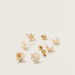 Charmz Stud Earrings with Pushback Closure - Set of 3-Jewellery-thumbnailMobile-2