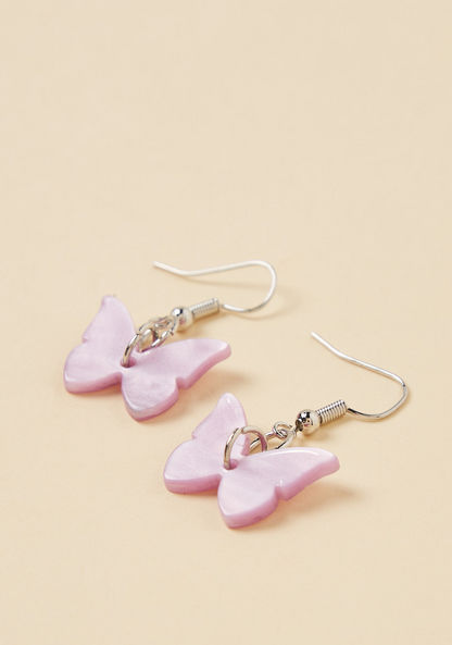 Charmz Butterfly Hook Earrings-Jewellery-image-1