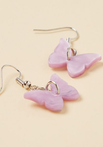 Charmz Butterfly Hook Earrings-Jewellery-image-2