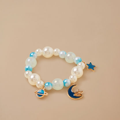 Charmz Beaded Bracelet and Earrings Set-Jewellery-image-1