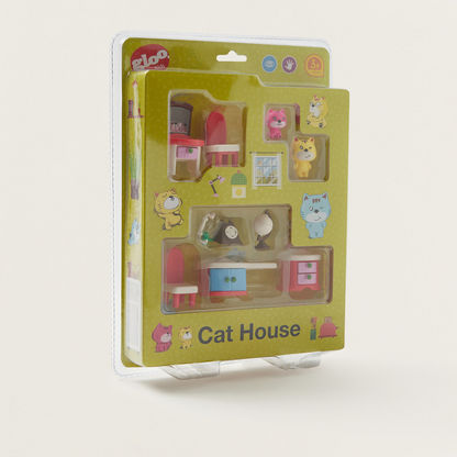 Gloo Cat House Toy Set-Role Play-image-1