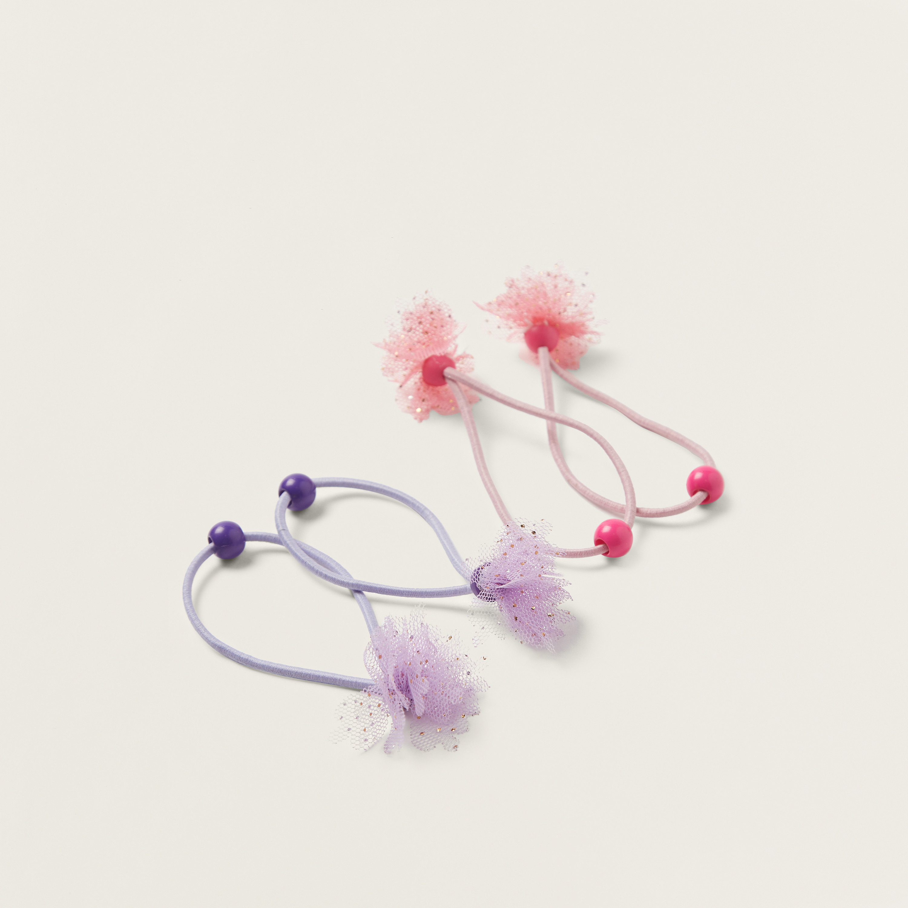ربطات شعر مزيّنة من تشارمز - طقم من 4 قطع-baby-girls-accessories-hairaccessories-image-3