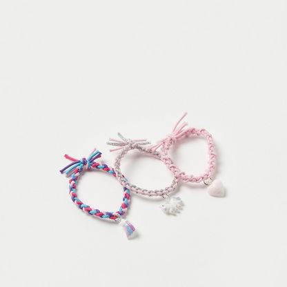 Charmz Assorted Hair Tie with Accent - Set of 3-Hair Accessories-image-1