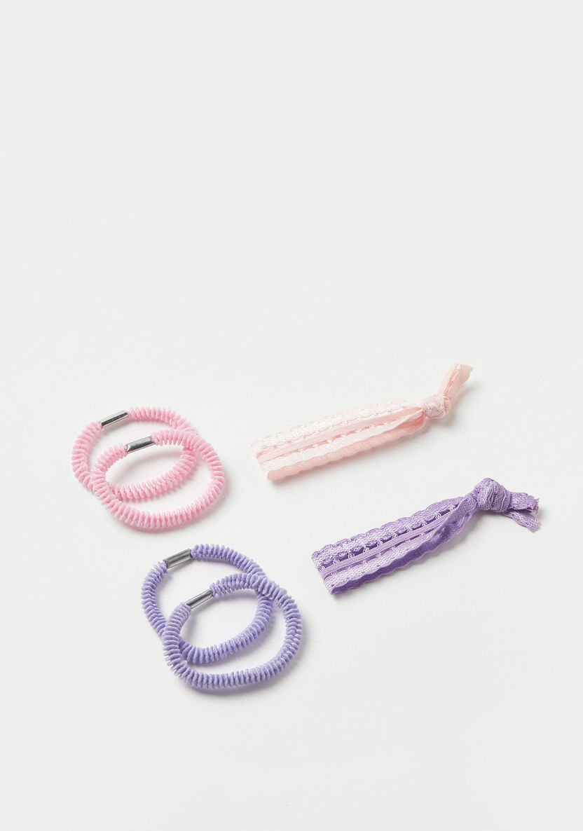 Charmz Assorted Hair Tie Set - Set of 6-Hair Accessories-image-1