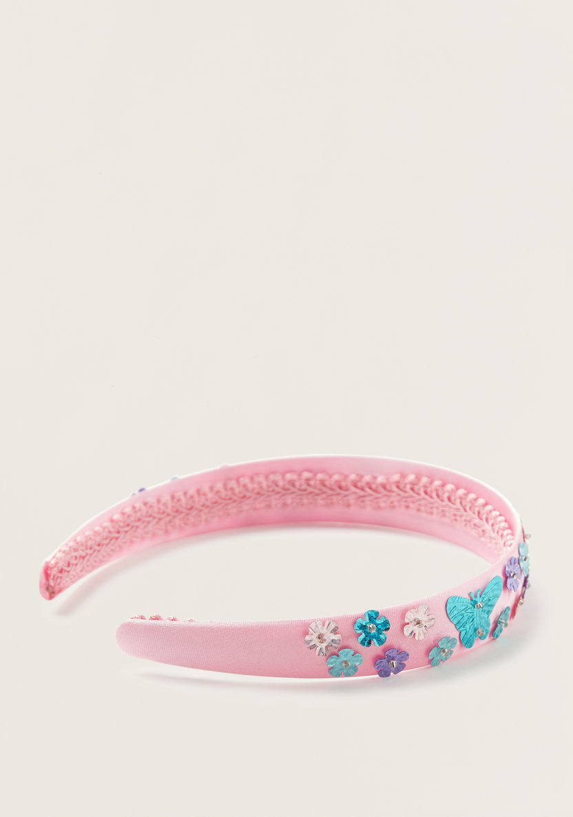 Charmz Floral Detail Hairband-Hair Accessories-image-2