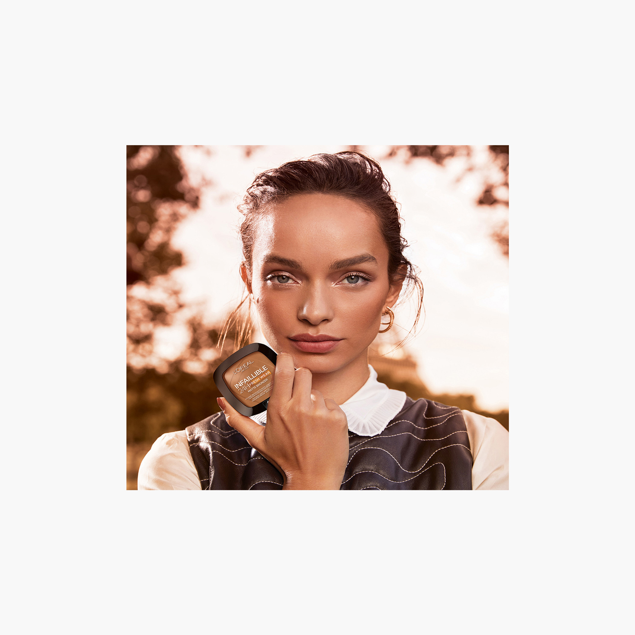 برونزر مطفي انفاليبل 24 ساعة فريش وير من لوريال باريس-beautyandpersonalcare-makeup-face-foundations-image-19