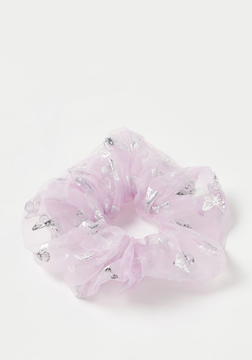 Charmz Butterfly Print Scrunchie-Hair Accessories-image-1