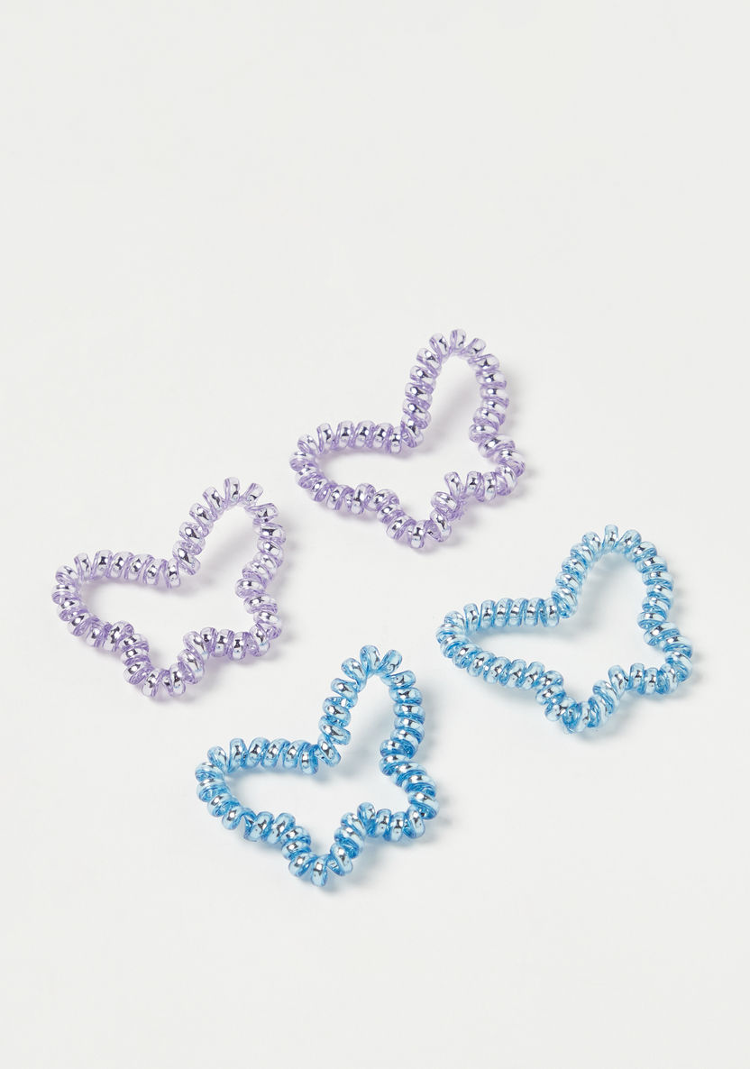 Charmz Butterfly Hair Tie - Set of 4-Hair Accessories-image-0