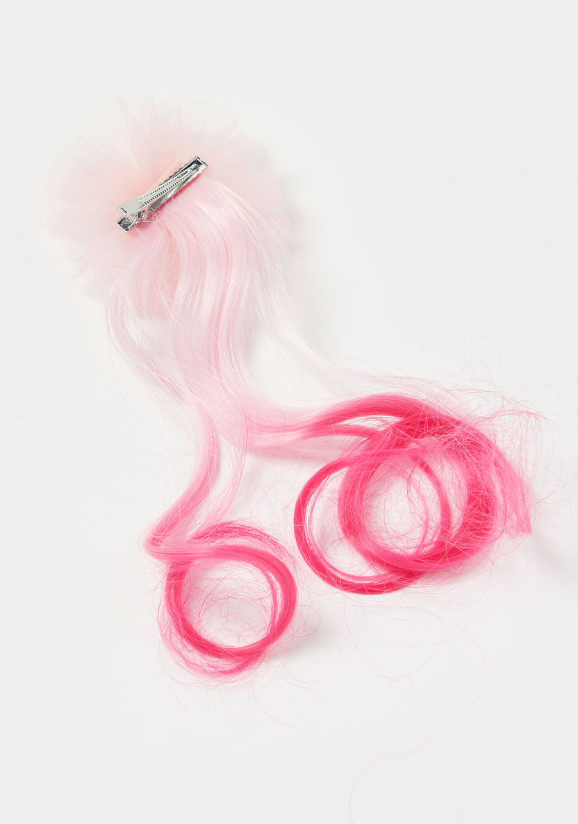 Charmz Glittered Flower Applique Hair Clip-Hair Accessories-image-1