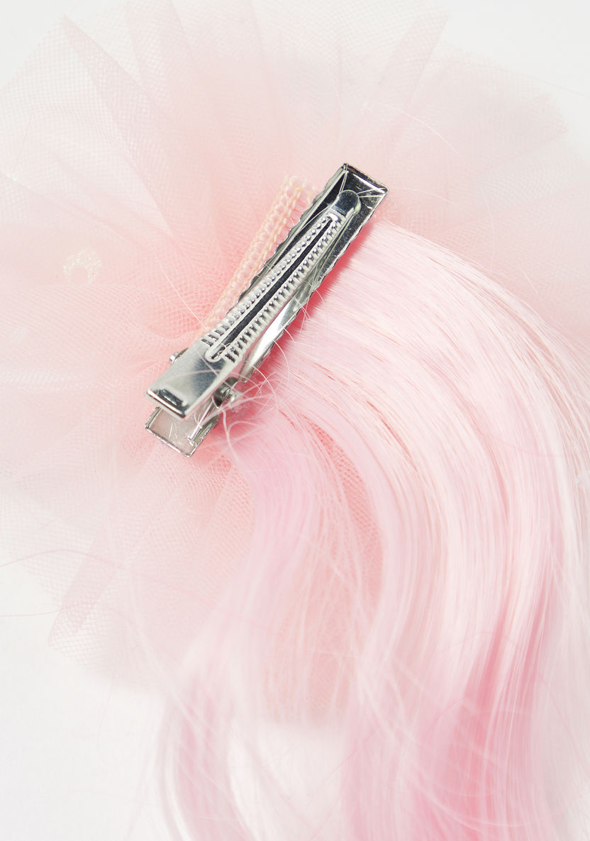 Charmz Glittered Flower Applique Hair Clip-Hair Accessories-image-2
