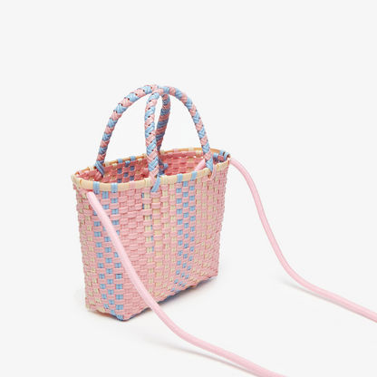 Little Missy Weave Textured Handbag-Girl%27s Bags-image-1