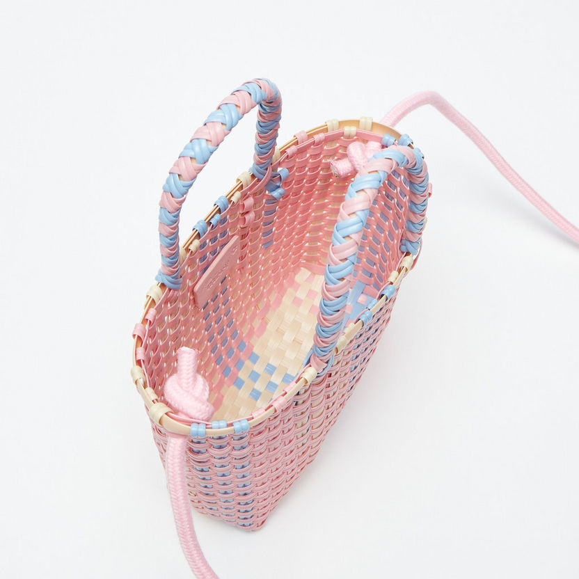 Little Missy Weave Textured Handbag-Girl%27s Bags-image-3