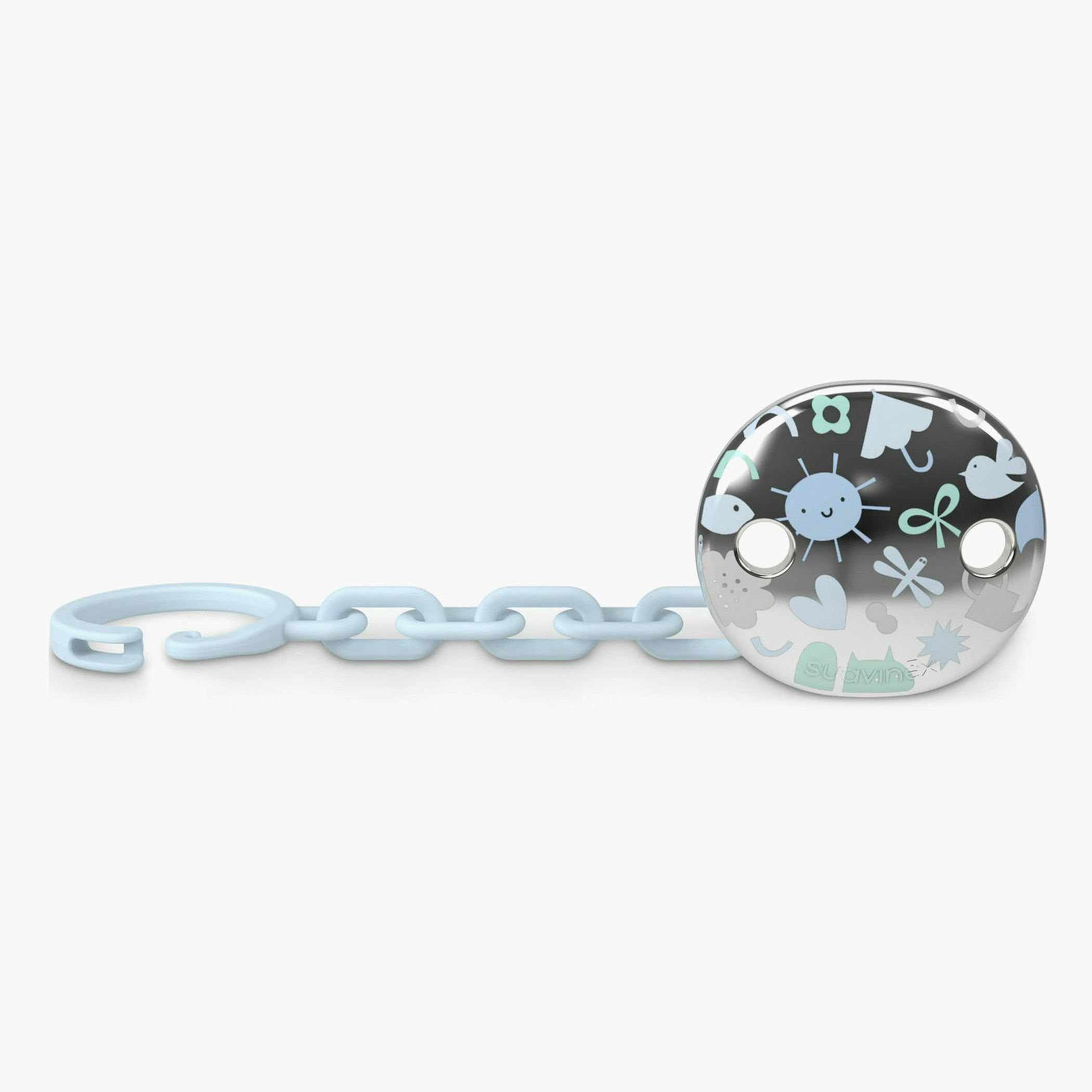 Suavinex Printed Pacifier Holder-baby-feeding-pacifiers-image-1