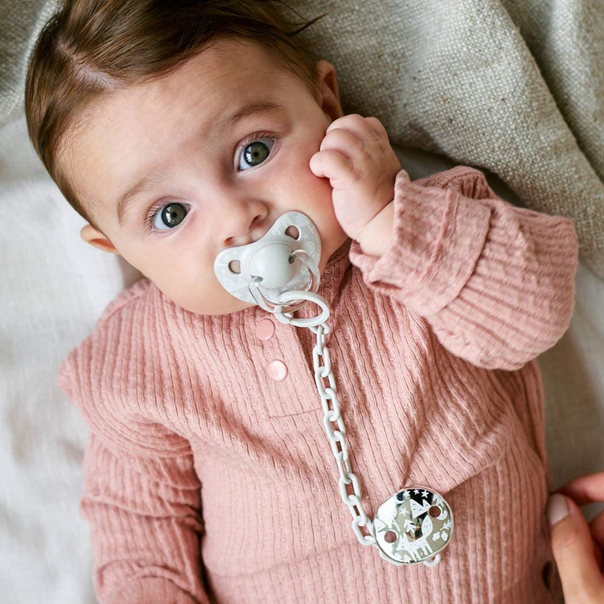 Suavinex Printed Pacifier Holder-baby-feeding-pacifiers-image-3