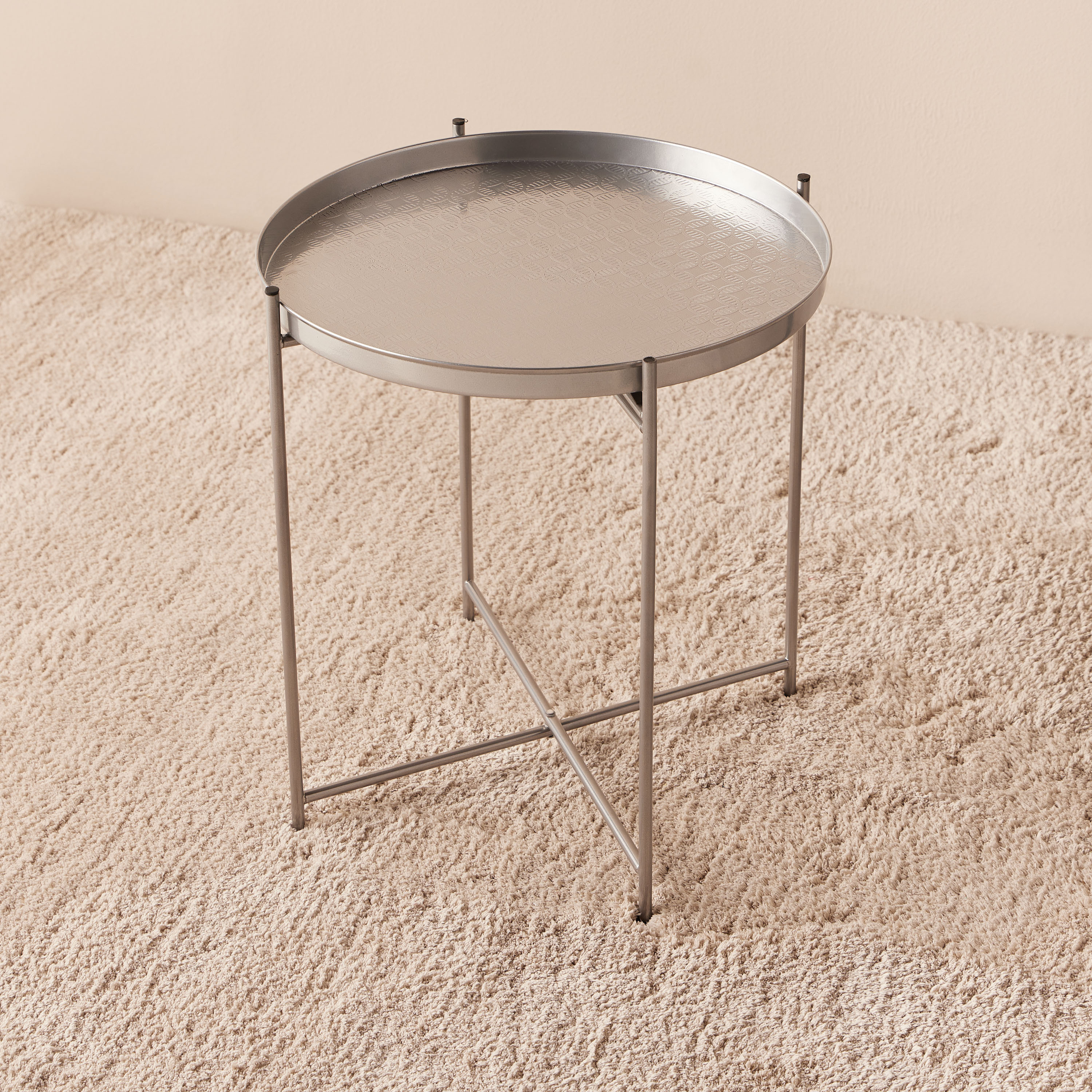 طاولة زينة معدن بسطح صينية - 41x41x46 سم-furniture-livingroom-sideandendtables-image-2