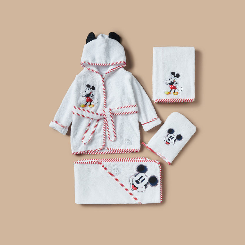 Disney Mickey Mouse Bathrobe Gift Set-Towels and Flannels-image-1