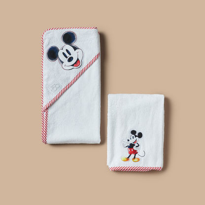 Disney Mickey Mouse Bathrobe Gift Set-Towels and Flannels-image-3