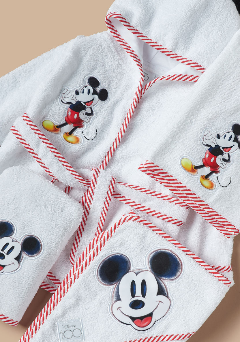 Disney Mickey Mouse Bathrobe Gift Set-Towels and Flannels-image-4