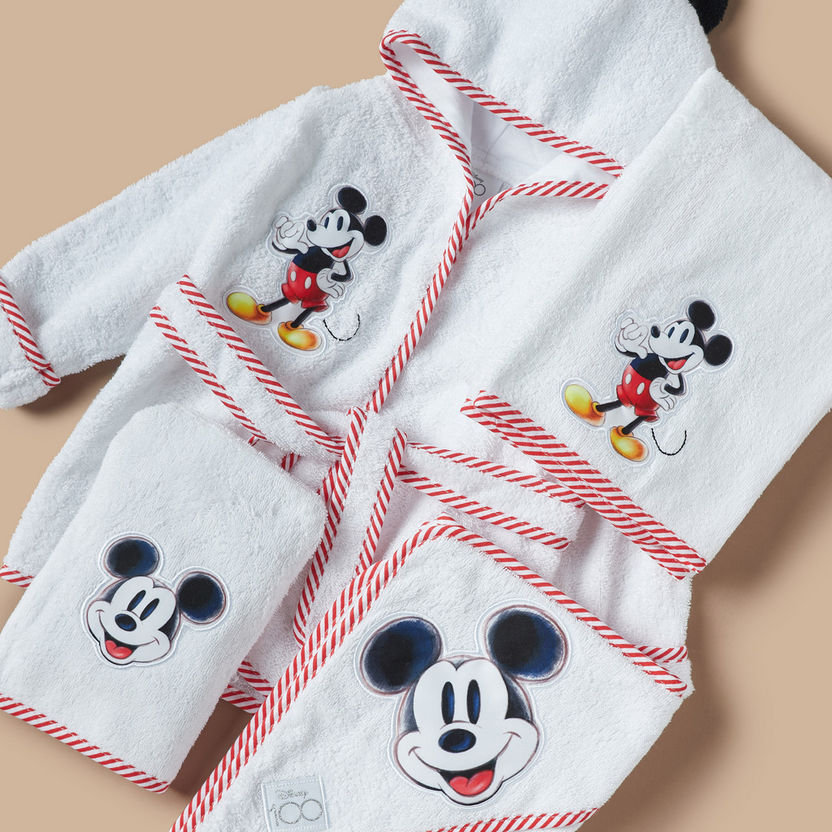 Disney Mickey Mouse Bathrobe Gift Set-Towels and Flannels-image-4