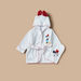 Disney Minnie Mouse Embroidered Bathrobe with Belt Tie-Ups and Hood-Towels and Flannels-thumbnailMobile-2