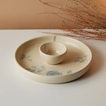 Buy Fiore Ceramic Chip N Dip Bowl - 24x24 cm Online | Centrepoint UAE