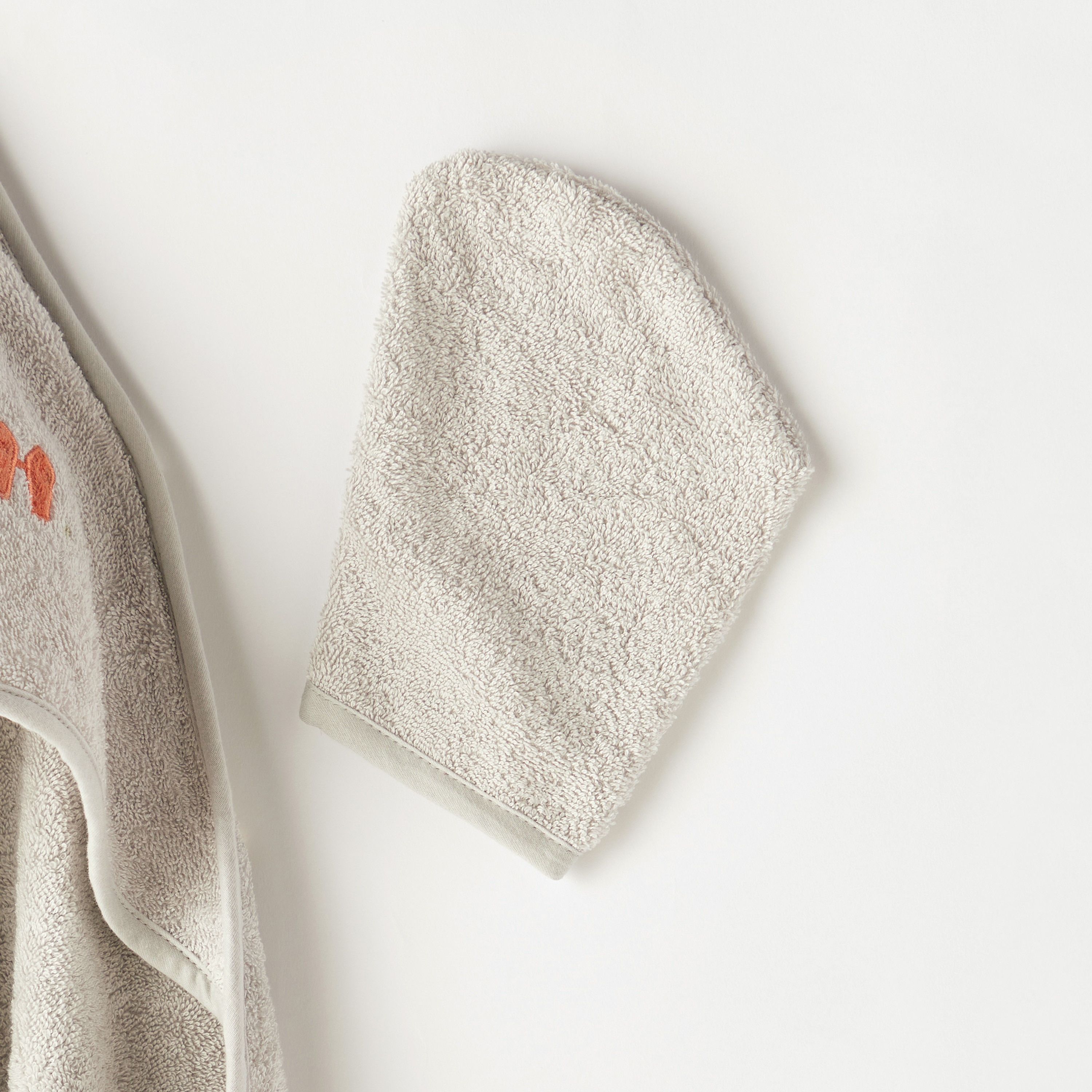 Juniors Embroidered Hooded Towel - 80x80 cm-baby-bathandcare-towels-image-3