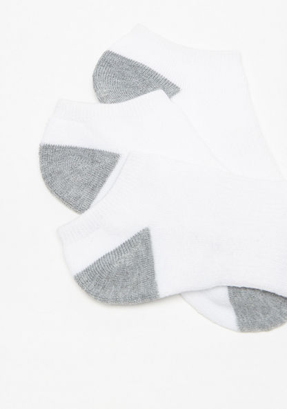 Skechers Colourblock Ankle Length Socks - Set of 3-Boy%27s Socks-image-3