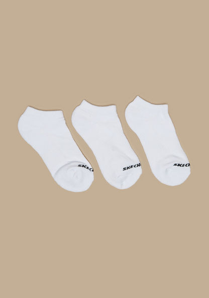 Skechers Full Terry Ankle Length Sports Socks - Set of 3-Boy%27s Socks-image-0