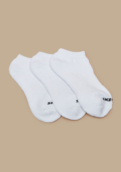 Skechers Full Terry Ankle Length Sports Socks - Set of 3-Boy%27s Socks-image-1