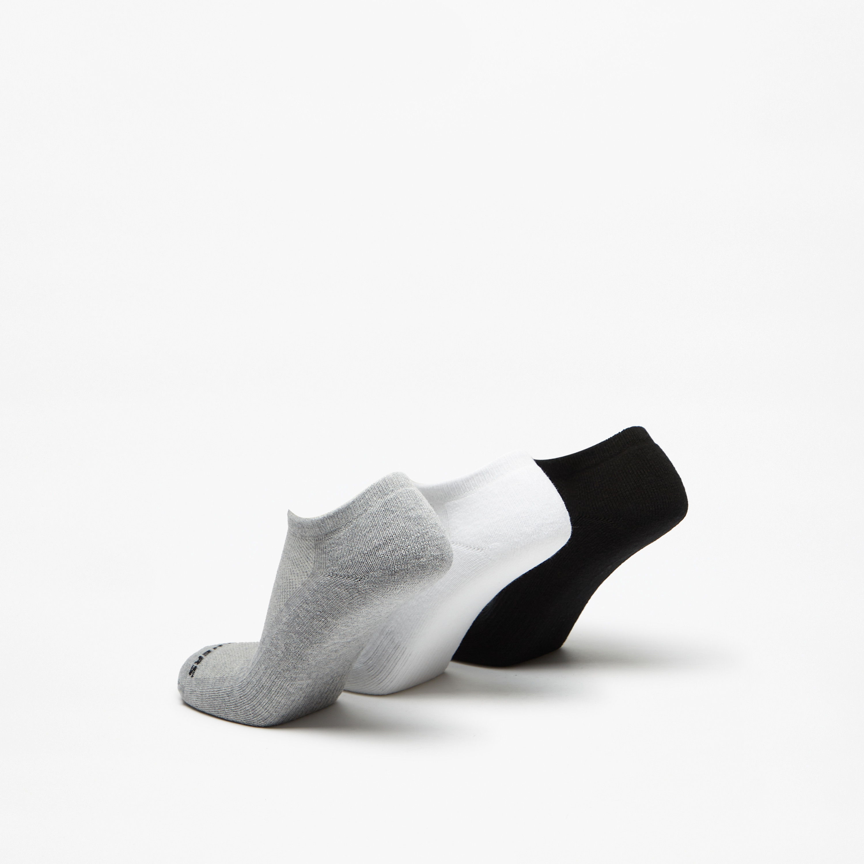Skechers Logo Print Ankle Length Sports Socks - Set of 3-men-socks-image-3