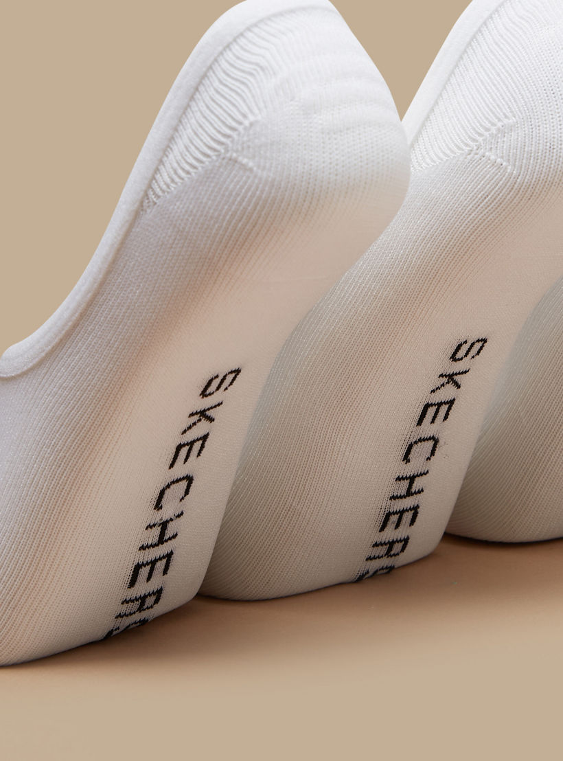 طقم جوارب رياضية 3 أزواج غير مرئية من سكتشرز - S113837-100-women-socksandstockings-image-2
