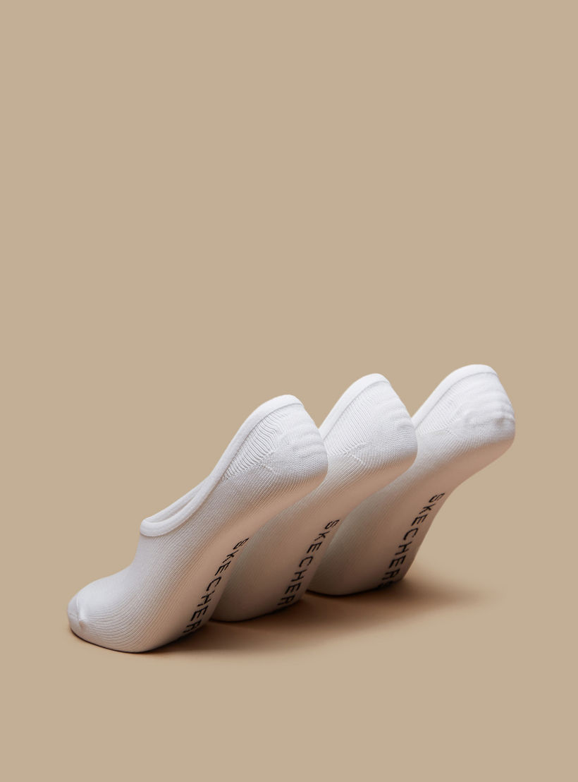 طقم جوارب رياضية 3 أزواج غير مرئية من سكتشرز - S113837-100-women-socksandstockings-image-3