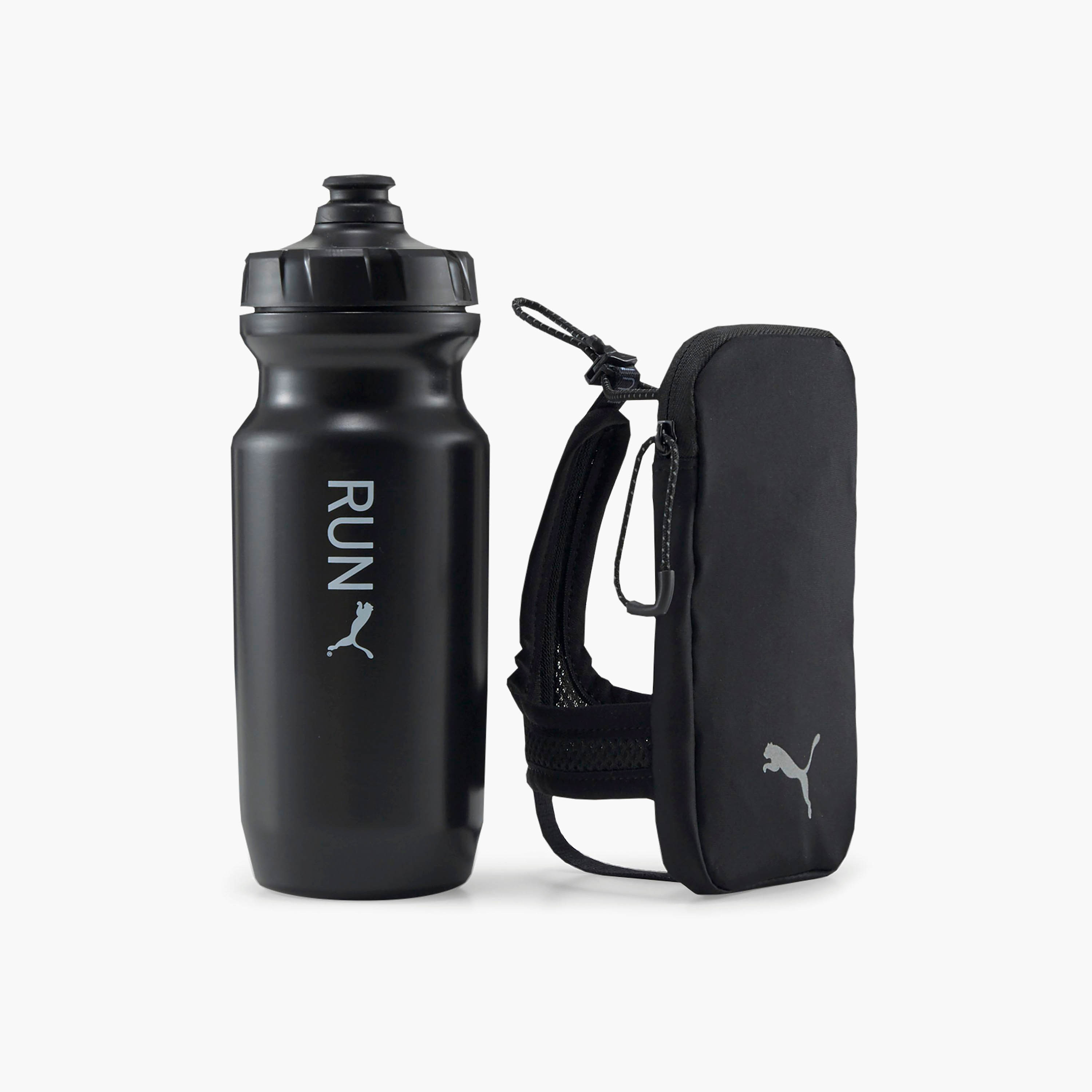 Puma 500ml Shaker Water Bottle Black-school-waterbottles-image-1