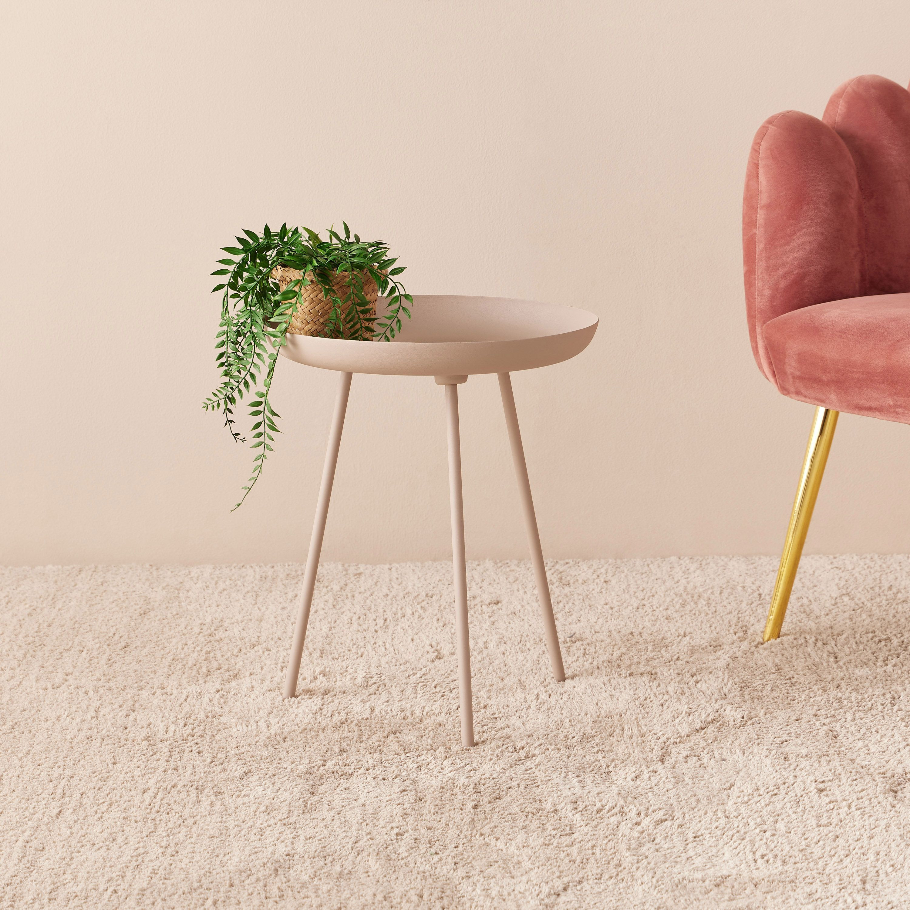 Soma Textured Black Mango Wood Round Dining Table - Textured Apartment Furniture Tops