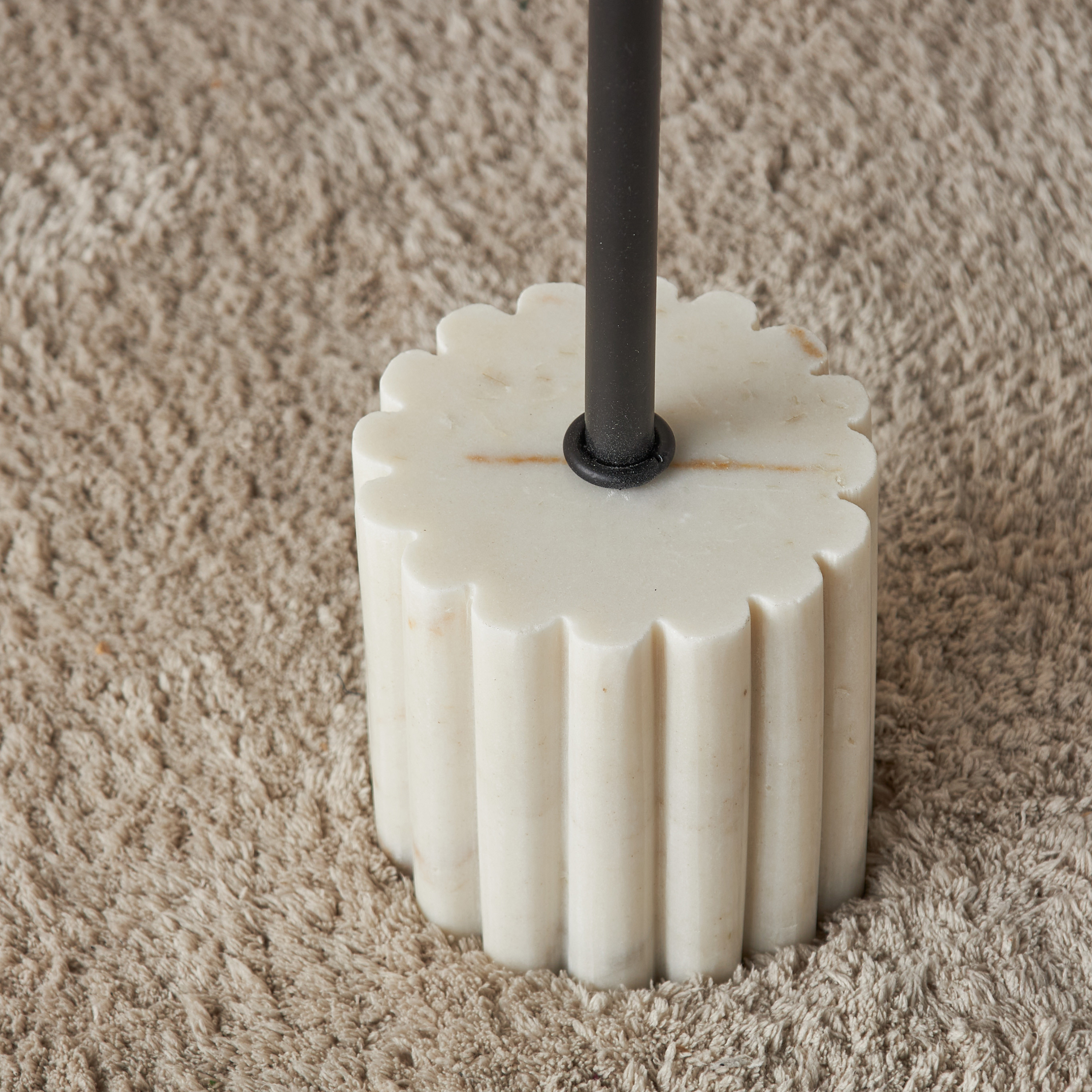 Wooden Round Top Accent Table - 26x55x26 cm-furniture-livingroom-sideandendtables-image-5