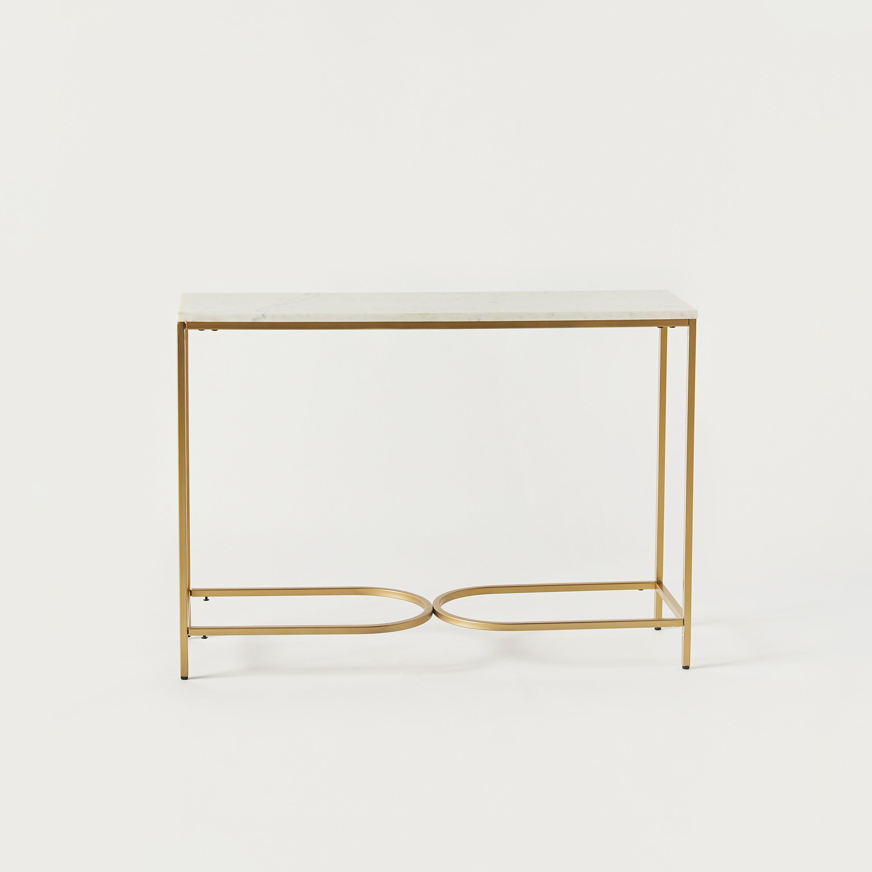 Marble Top Console Table - 30x70x98 cm-furniture-livingroom-consoletablesandmirrors-image-2
