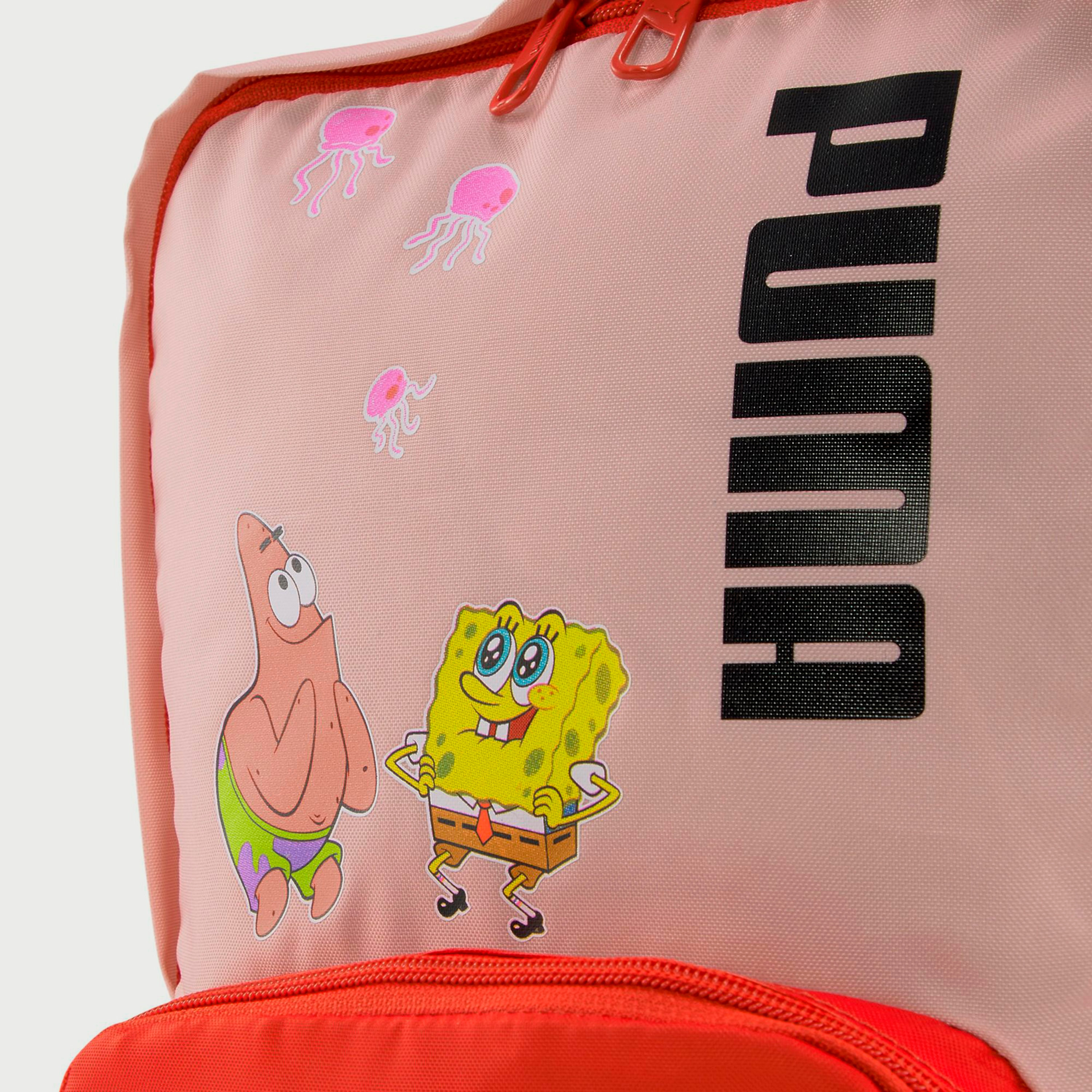 حقيبة ظهر بطبعة بوما سبونج بوب مع سحاب للإغلاق باللون الاسود-school-bagsandbackpacks-backpacks-image-3