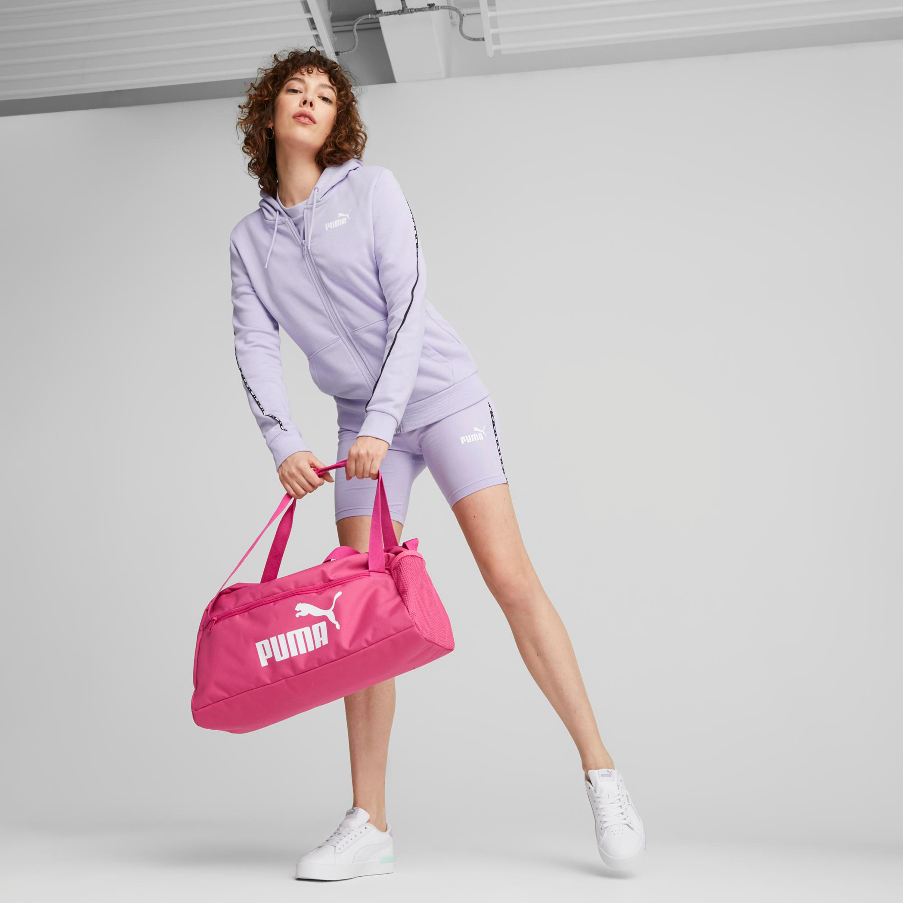 Puma pink gym clearance bag