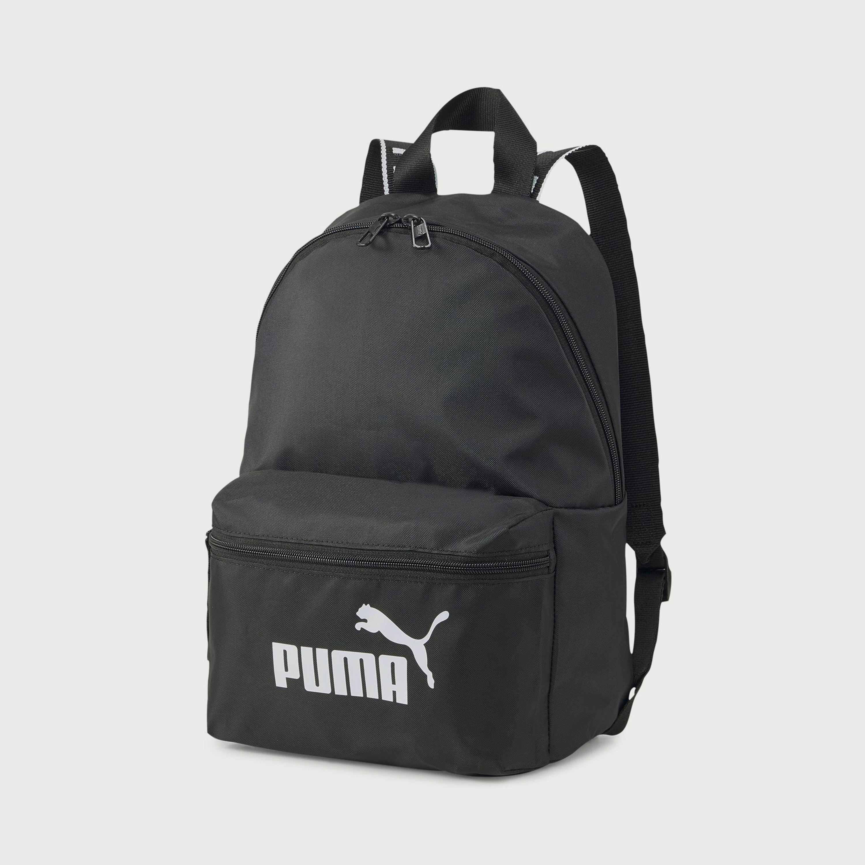 حقيبة ظهر من بوما لوجو كور بيس مع سحاب للإغلاق باللون الاسود-school-bagsandbackpacks-backpacks-image-3