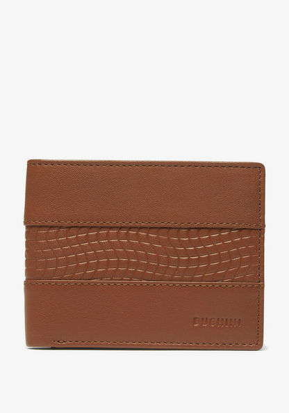 Duchini Textured Bi-Fold Wallet-Men%27s Wallets%C2%A0& Pouches-image-0