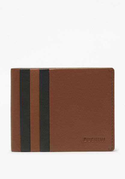 Duchini Striped Bi-Fold Wallet-Men%27s Wallets%C2%A0& Pouches-image-0