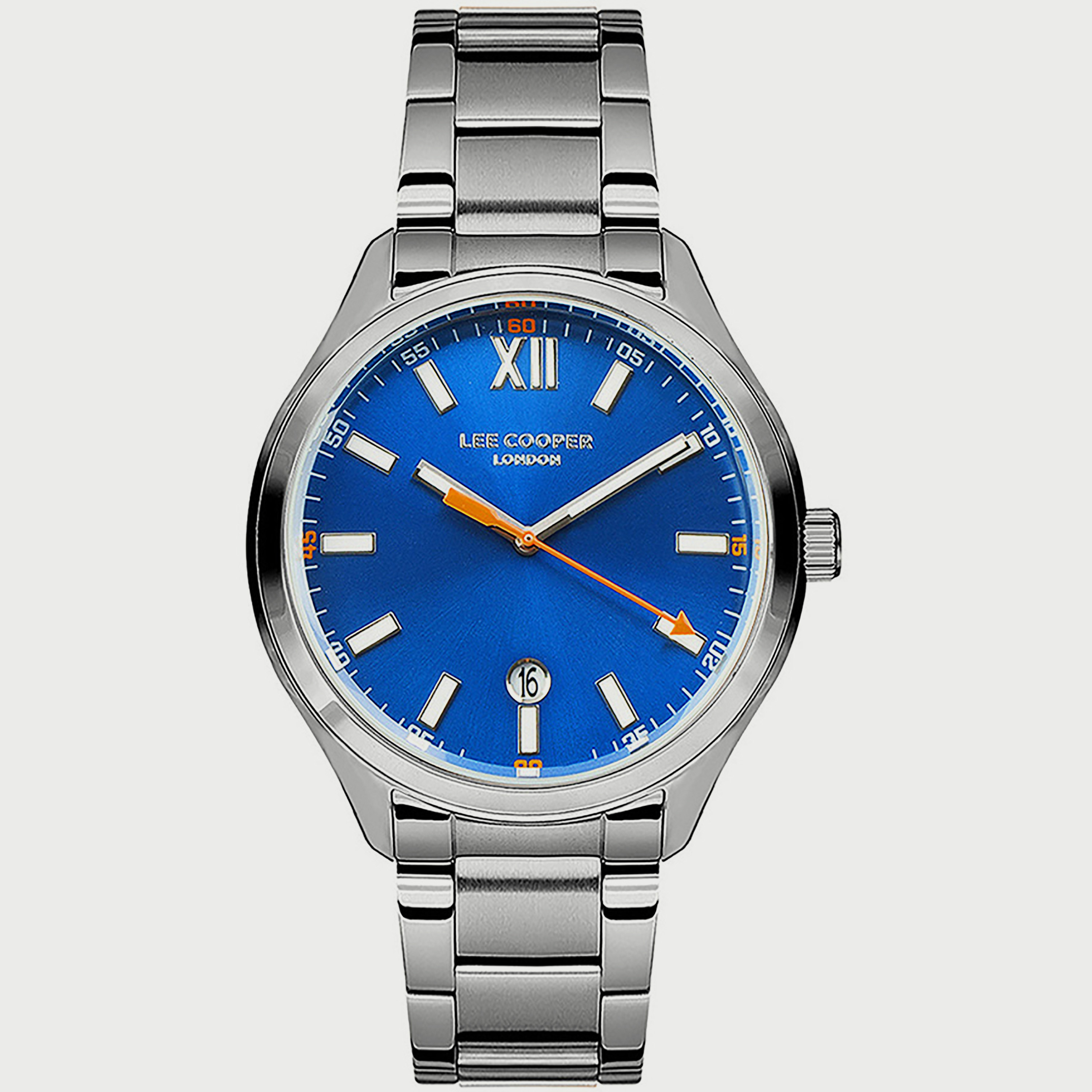 Lee Cooper Men's Silver Analog Metal Strap Watch -LC07101.390-men-watchesandjewellery-watches-image-1