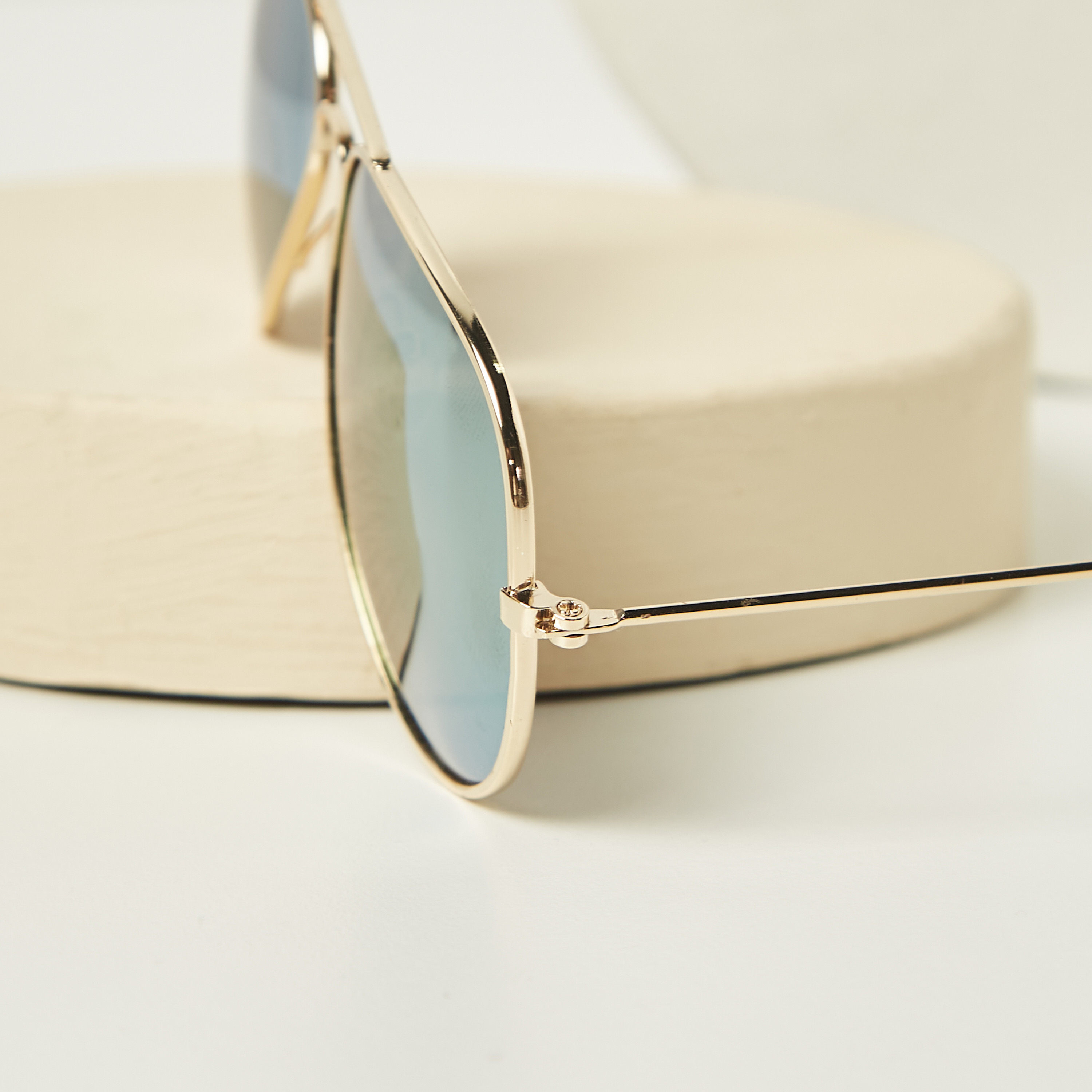 Barbie Print Tinted Aviator Sunglasses with Metallic Rim and Nose Pads-girls-accessories-sunglasses-image-5