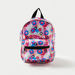 Charmz Floral Print Backpack with Zip Closure-Bags and Backpacks-thumbnail-0