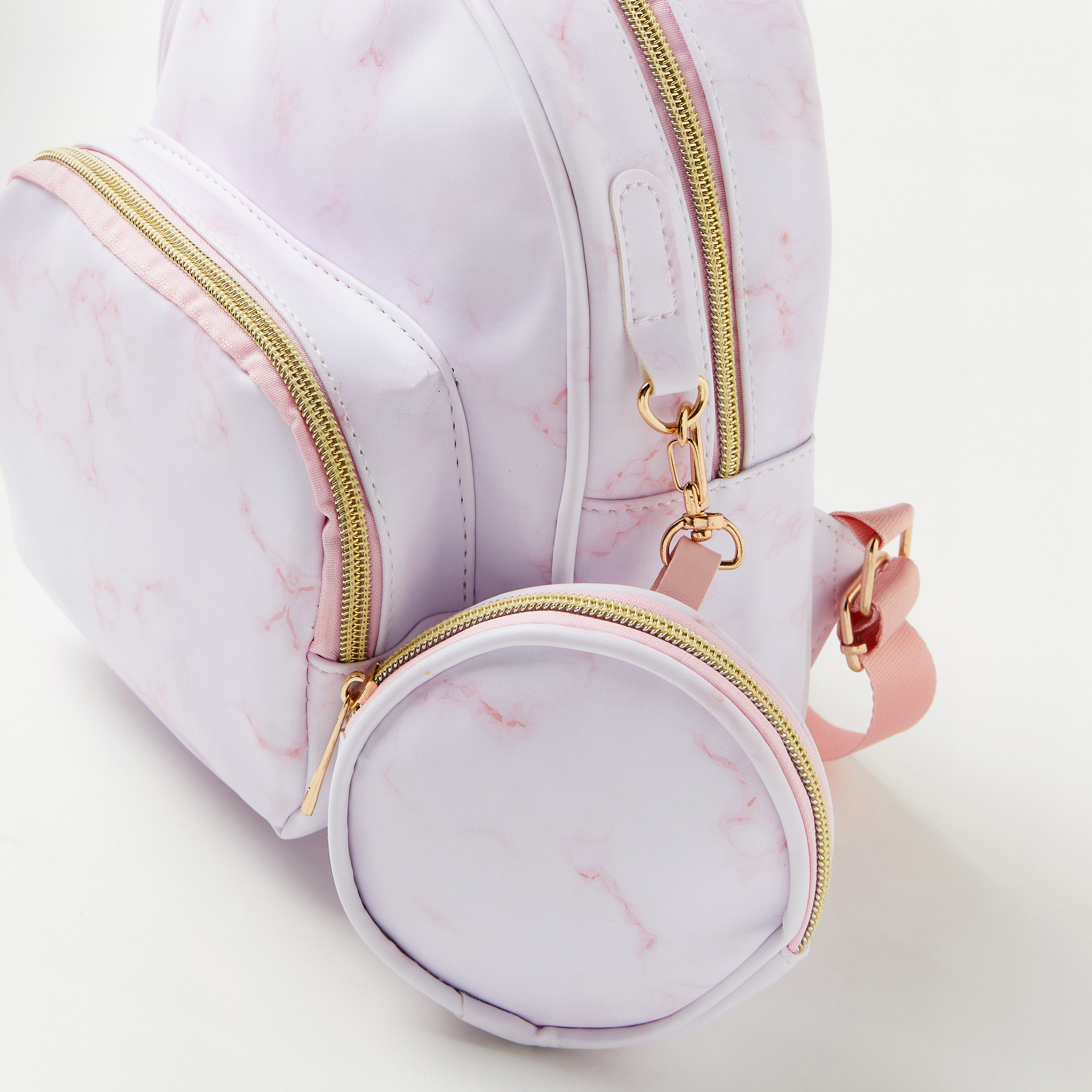 Charmz Printed Backpack with Pouch-girls-accessories-bags-image-2