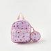 Charmz Strawberry Print Backpack with Pouch-Bags and Backpacks-thumbnailMobile-0