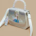Disney Frozen Print Crossbody Bag with Pearl Embellished Handle-Girl%27s Bags-thumbnailMobile-2