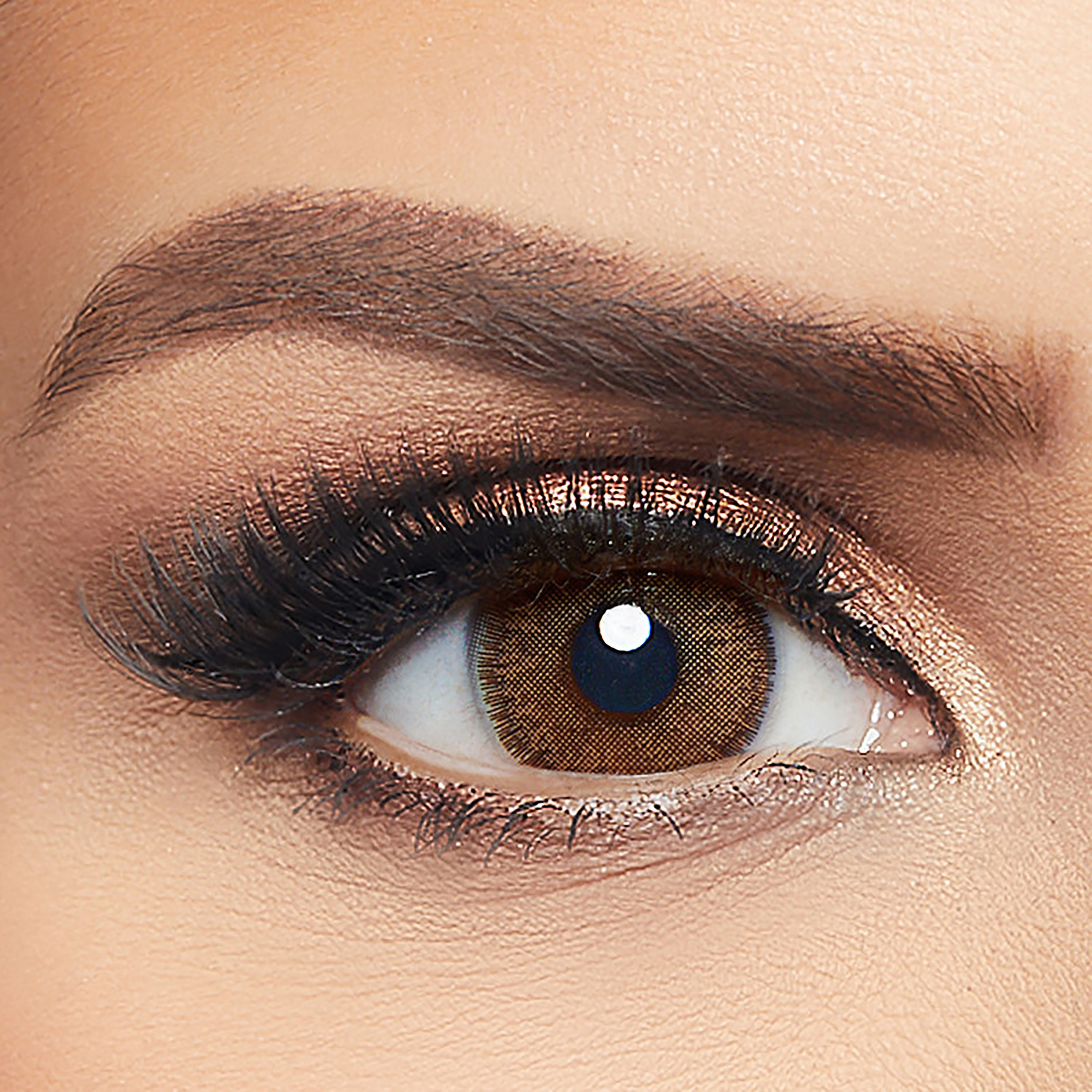 Layala Lenses Pack of 2 Chocolate Brown Lens-beautyandpersonalcare-makeup-eyes-colorcontactlenses-image-1