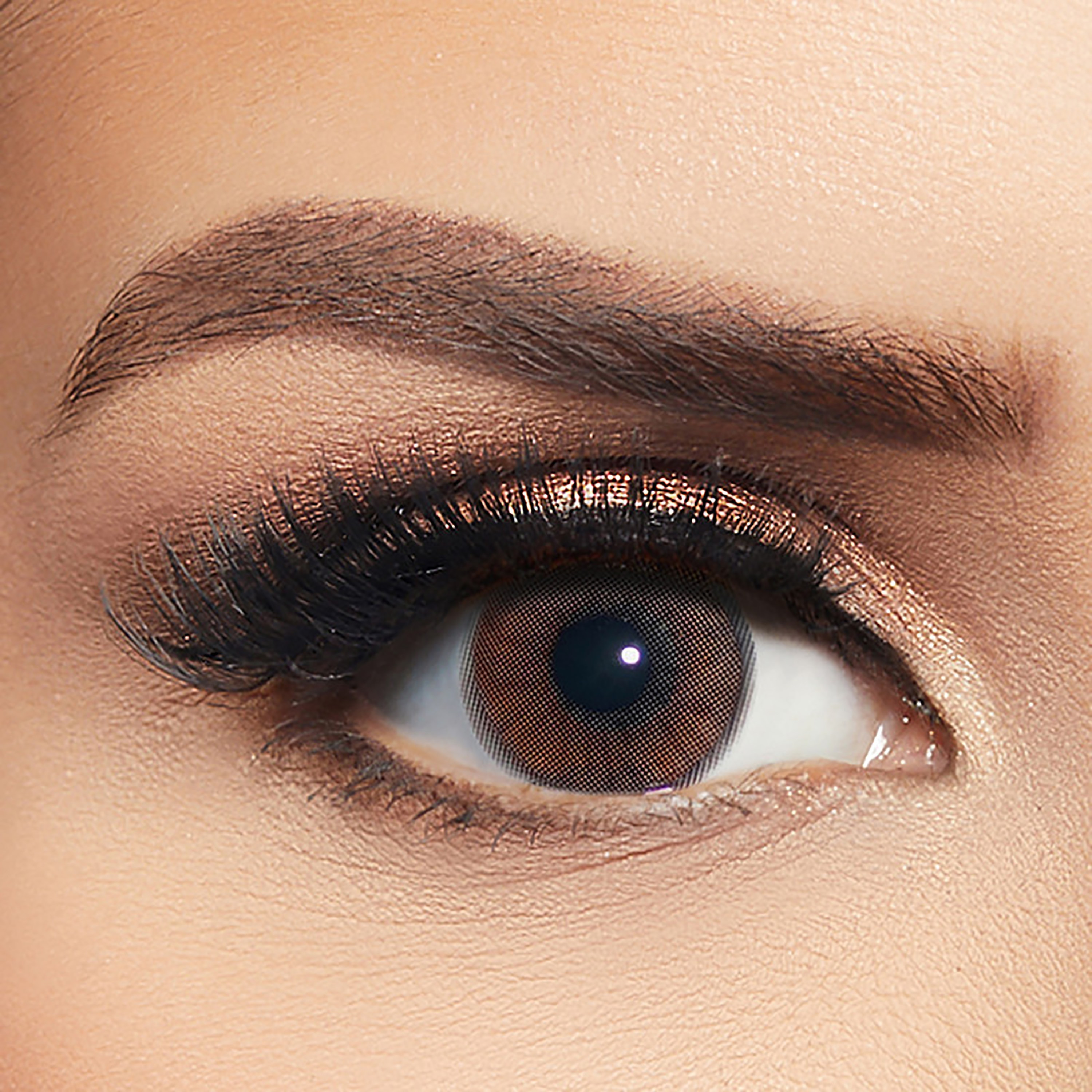 عبوة من 2 عدسات من ليالا مع كريستال بني-beautyandpersonalcare-makeup-eyes-colorcontactlenses-image-1